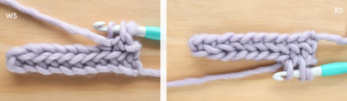 Crochet Herringbone Stitch