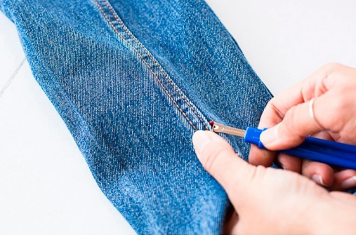 Denim Jacket with Fringe Denim Jacket with Fringe