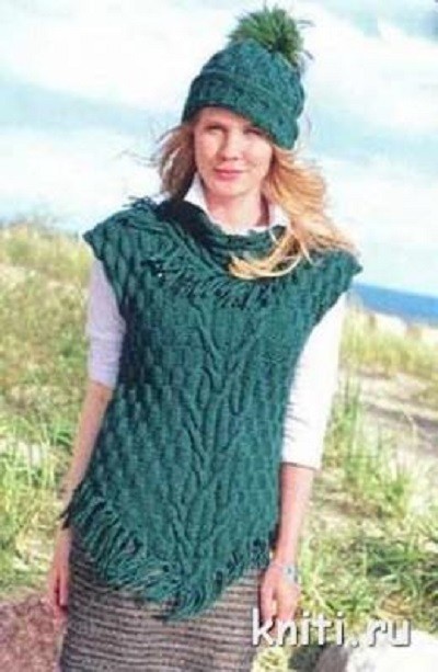 ​Green Set of Vest and Hat