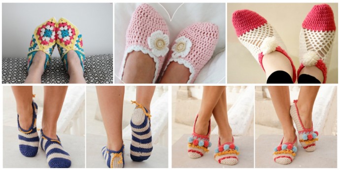 Inspiration. Crochet Slippers.