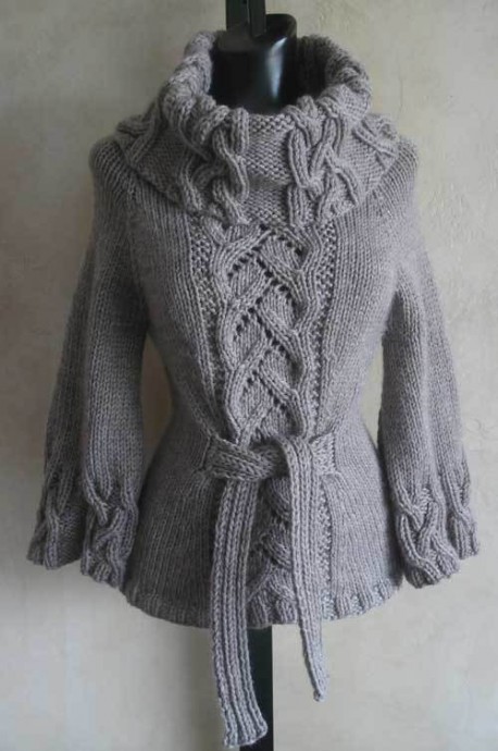 Inspiration. Knit Cabled Clothing.