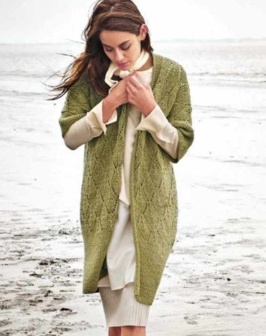 ​Knit Olive Cardigan