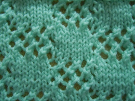 ​Knit Squares and Holes Pattern