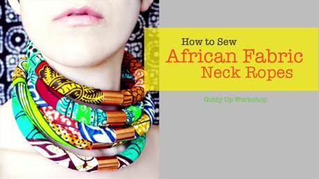 ​African Fabric Neck Ropes