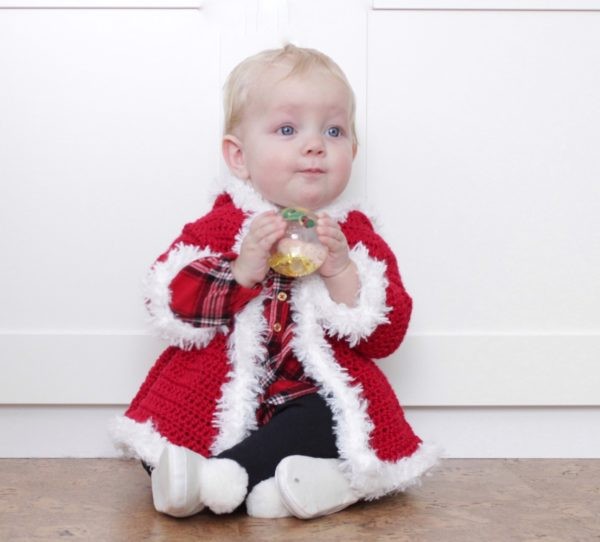 Helping our users. Baby Santa Crochet Coat. Helping our users. Baby Santa Crochet Coat.