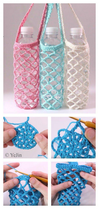 Inspiration. Crochet Bottle Cover.