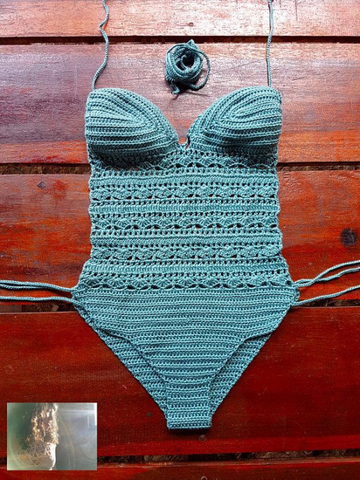 Inspiration. Crochet One-Piece Swimsuits.