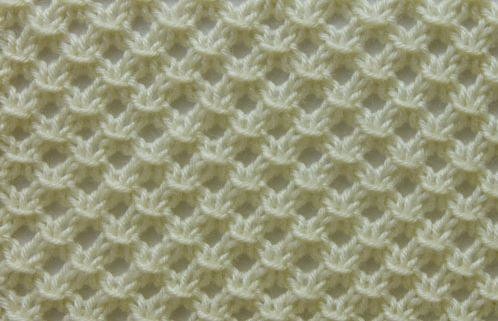 ​Relief One-Side Net Knit Stitch