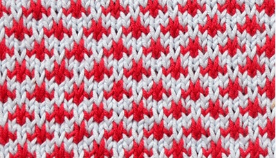 ​Swiss Check Knit Stitch