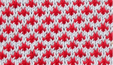 Swiss Check Knit Stitch Swiss Check Knit Stitch