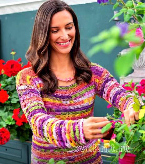 ​Bright Crochet Pullover