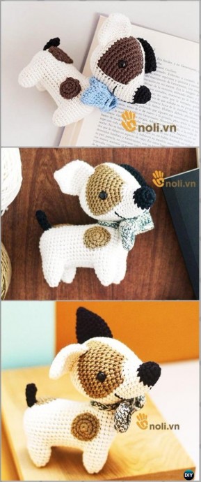 Inspiration. Crochet Amigurumi Dogs.