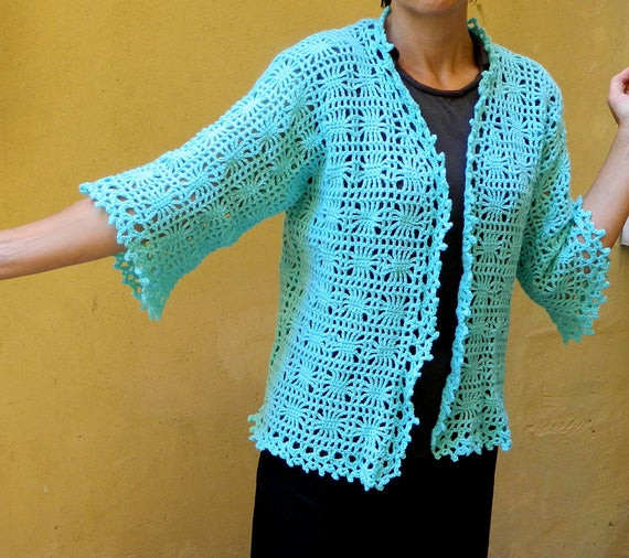 Inspiration. Crochet Summer Jackets.