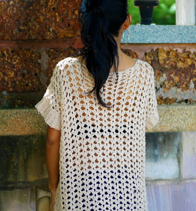Long Crochet Tunic Long Crochet Tunic