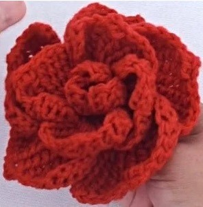 Helping our users. ​Crochet Volume Rose.