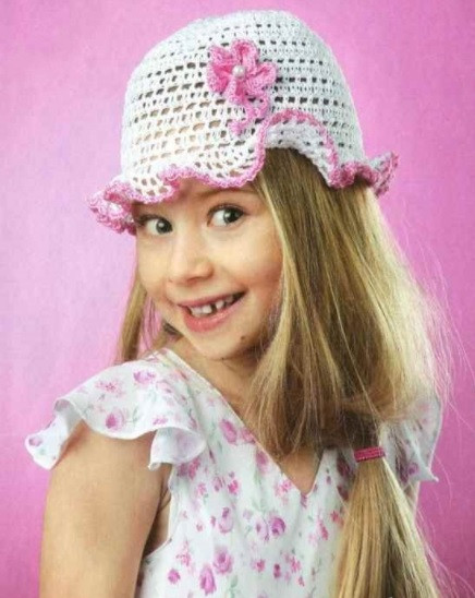 ​Crochet Summer Hat for Girl