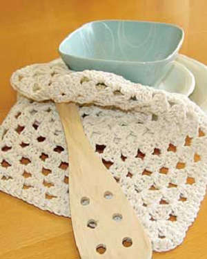 ​Grany's Square Crochet Dishcloth