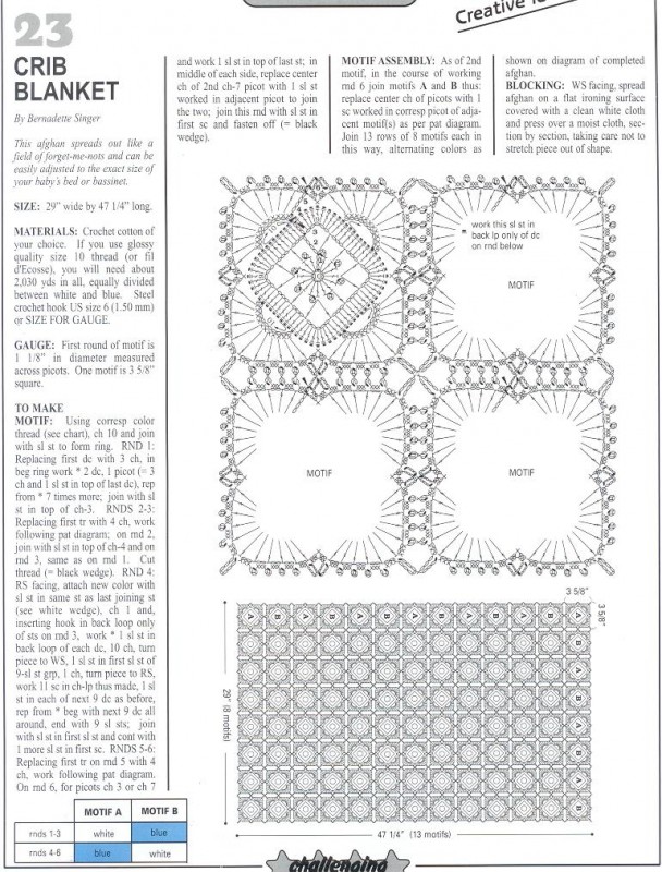 Motif Crochet Blanket