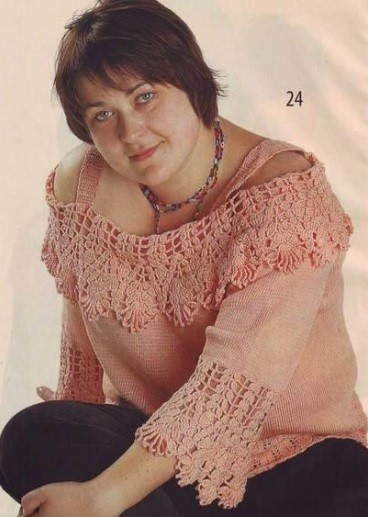 Complete Guide to Creating a Stylish L-XL Knitted Top with Lace Fringe Complete Guide to Creating a Stylish L-XL Knitted Top with Lace Fringe