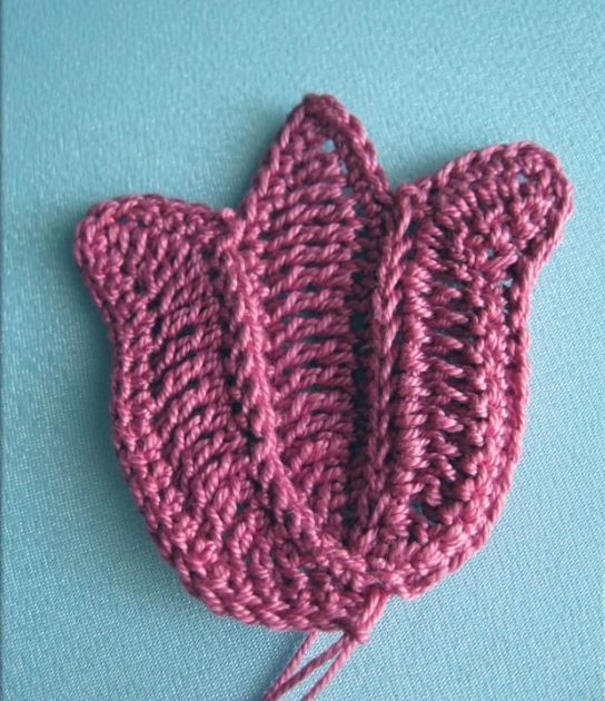 Crochet Bell-Flower Applique Crochet Bell-Flower Applique