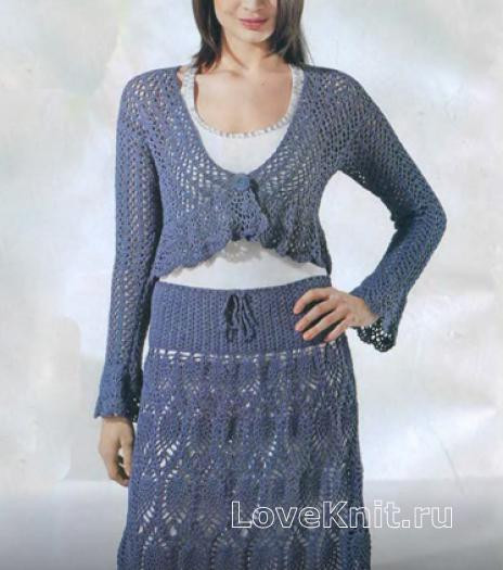 ​Crochet “Pineapple” Stitch Skirt