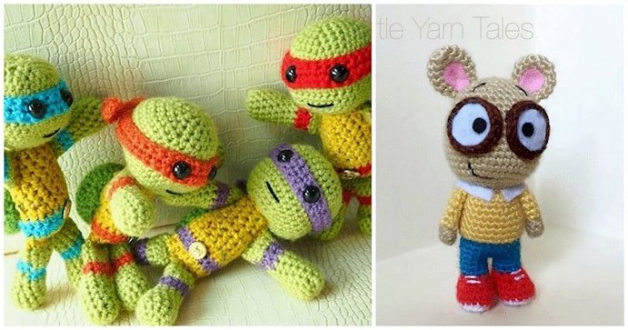 Inspiration. Crochet Cartoon Characters.