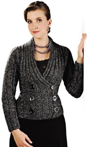 ​Melange Knit Jacket