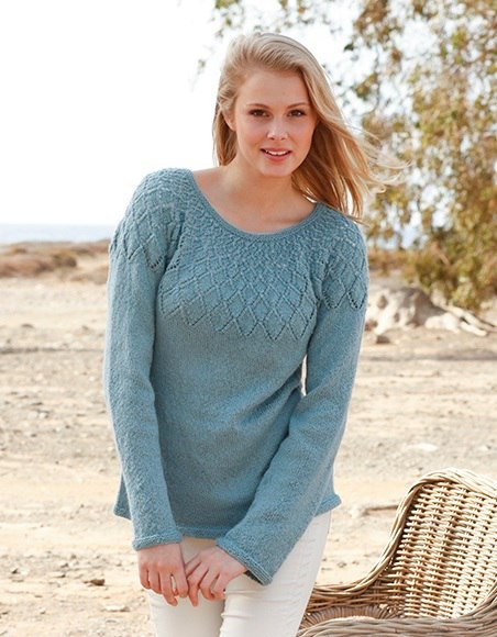 Turquoise Knit Sweater