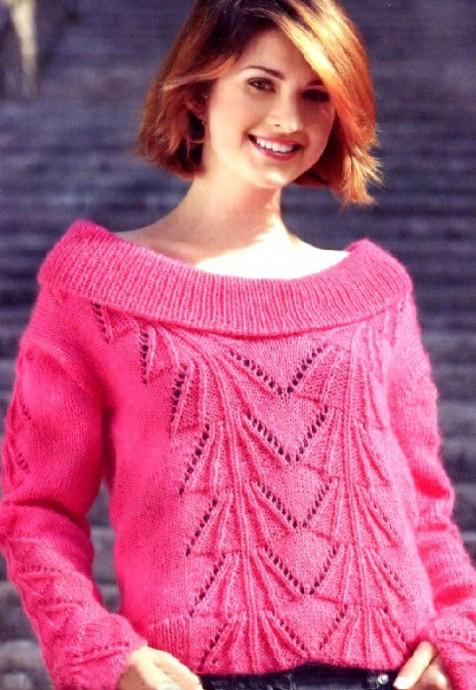 Bright-Pink Sweater