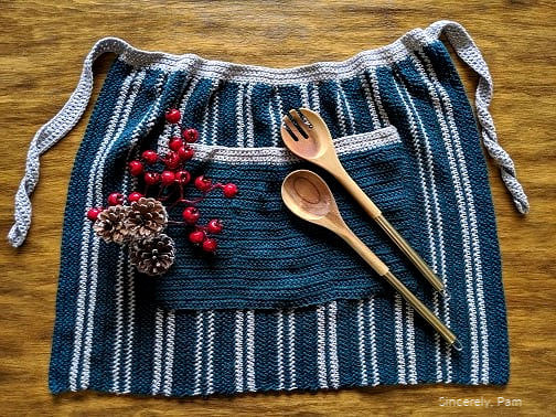 ​Crochet Apron with Pocket