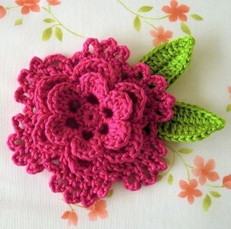 Inspiration. Crochet Flowers.