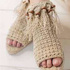 Inspiration. Crochet Summer Sandals.