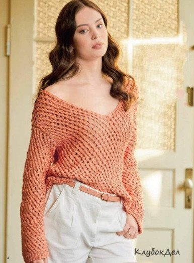 Comprehensive Guide to Knitting a Stylish Salmon Color Sweater with Detailed Instructions