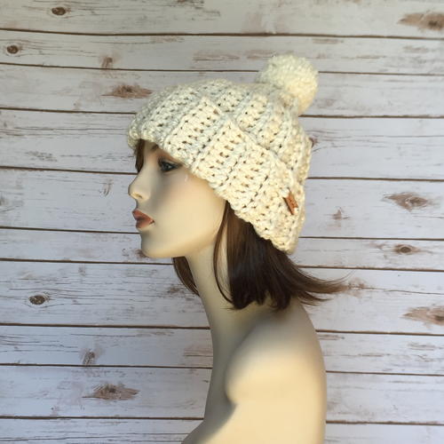 ​Chunky Vail Ribbed Crochet Hat