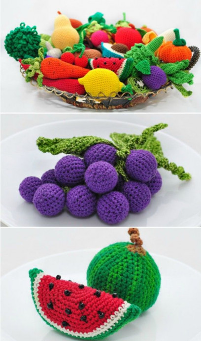 Inspiration. Crochet Fruit.