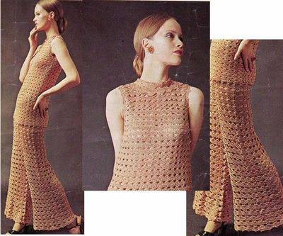 Inspiration. Crochet Pants.