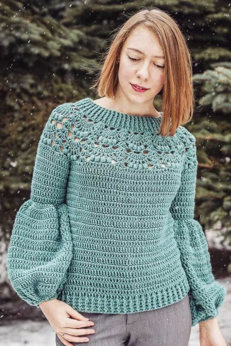 Inspiration. Crochet Sweaters.