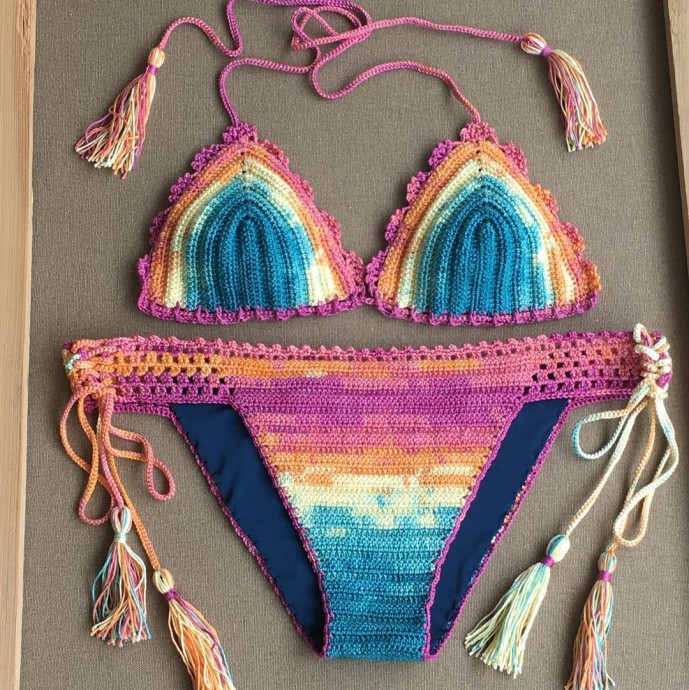 Inspiration. Crochet Swimsuit.