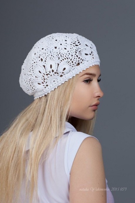 Inspiration. Summer Crochet Berets.