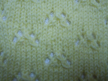 ​Knit Eyelet Pattern