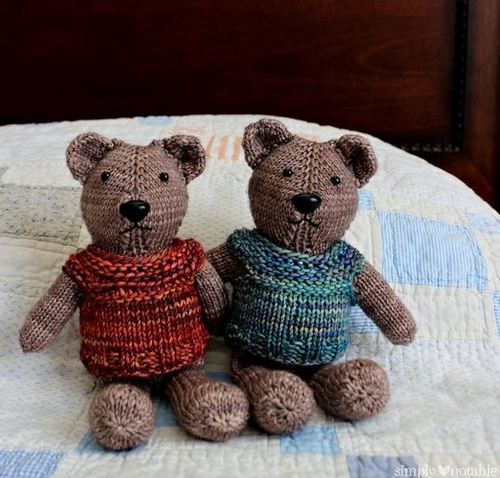 ​Magic Loop Knit Teddy Bear