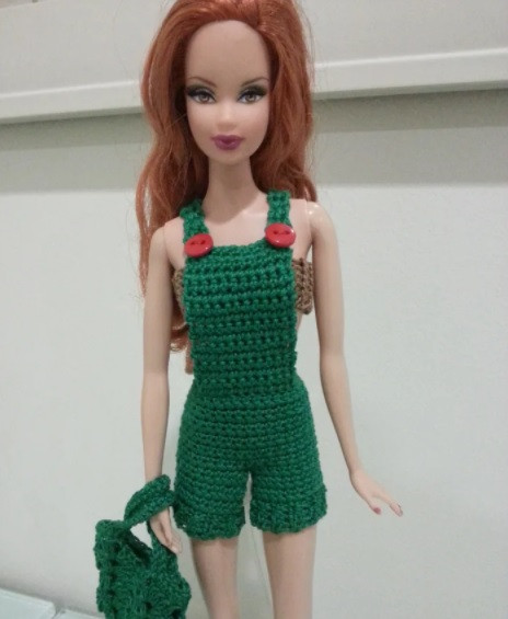 Helping our users. ​Crochet Romper for Barbie Doll.