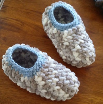 Helping our users. ​Fluffy Crochet Slippers.