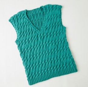 Helping our users. ​Men’s Knit Cable Vest.