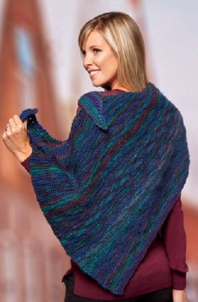 Helping our users. ​Winter Knit Shawl.