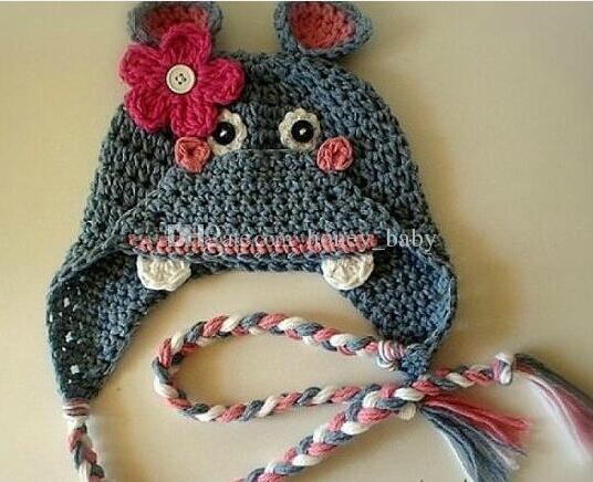 Inspiration. Crochet Baby Hats with Animals.