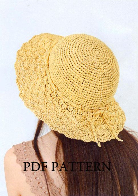 Inspiration. Crochet Sun Hats.