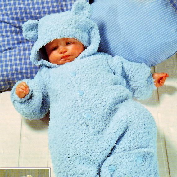 Inspiration. Knit Baby Sleeping Bags.