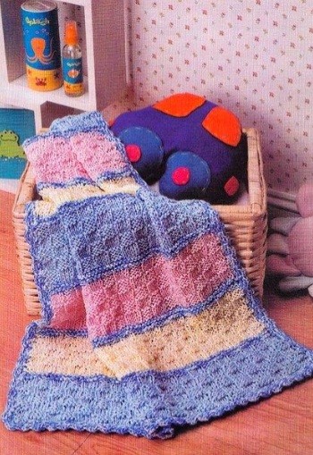 A Comprehensive Guide to Knitting with Blue, Pink, and Light-Yellow Yarn