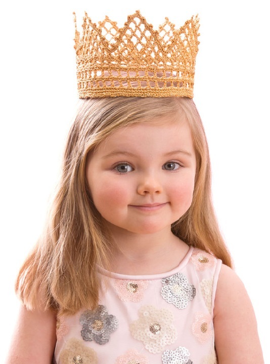 ​Royal Princess Crochet Crown